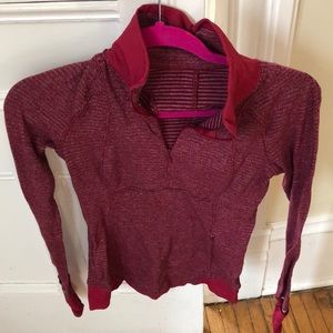EUC maroon lululemon pullover